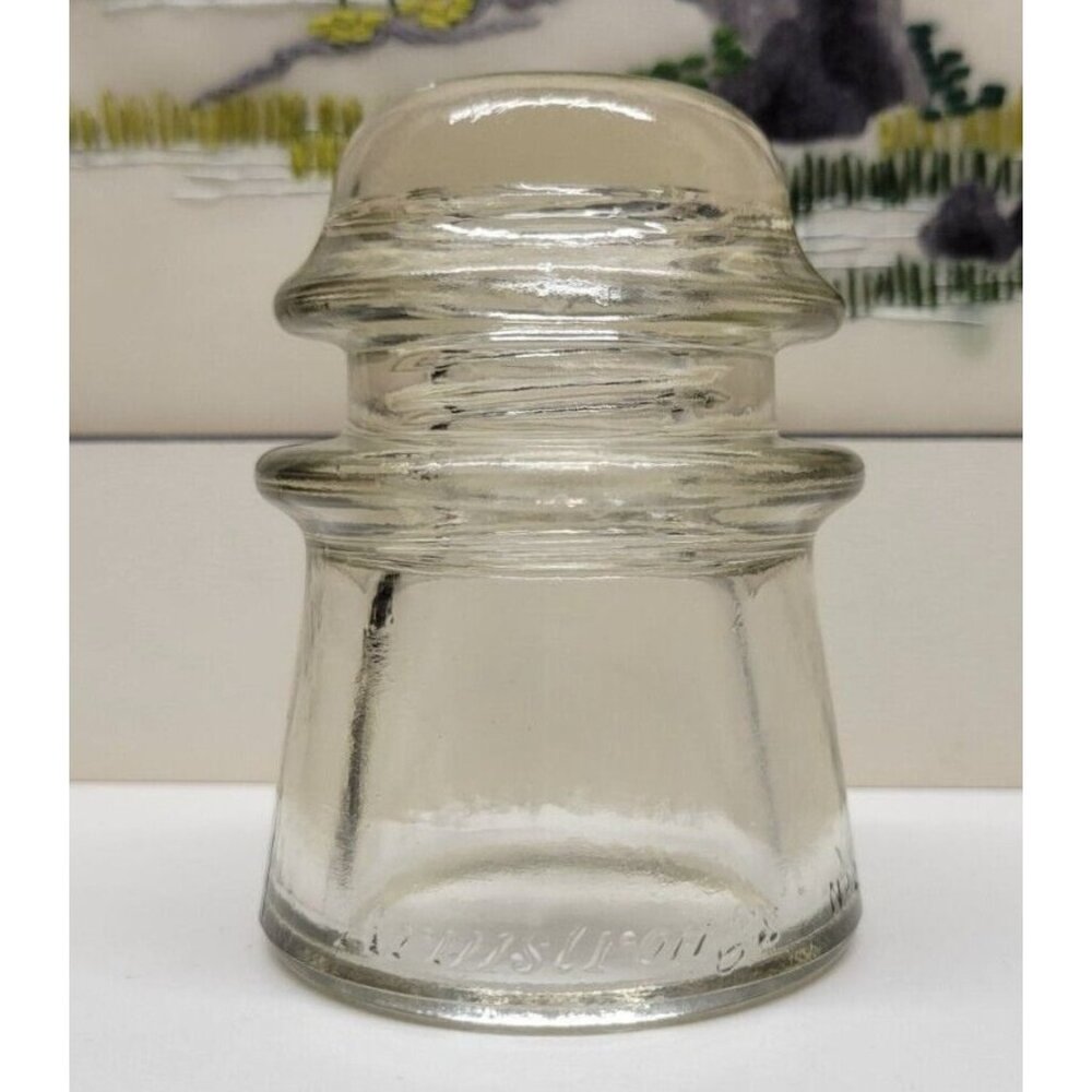 Armstrong's Clear Glass Insulator USA 70-42671